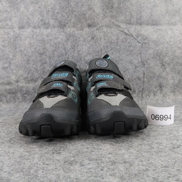 Bontrager Shoes Women 9.5 Cycling Race MTB Inform 3 Strap eSoles Spinning Grey - Picture 3 of 14
